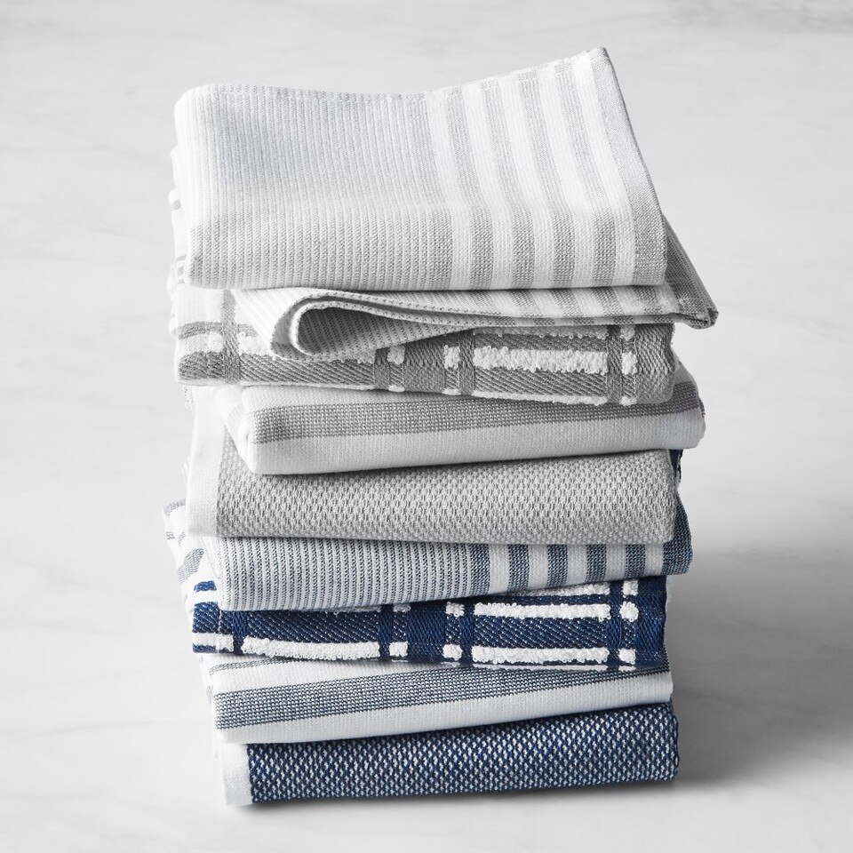 Williams Sonoma SuperAbsorbent MultiPack Tea Towels, Set of 4 Williams Sonoma Australia